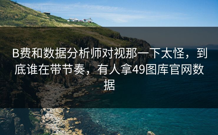 B费和数据分析师对视那一下太怪，到底谁在带节奏，有人拿49图库官网数据